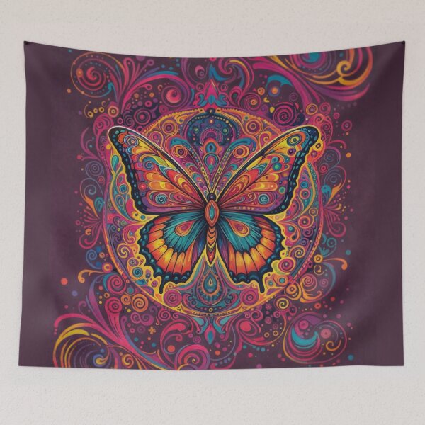 Item preview, Psychedelic Flutterby (Butterfly) designed and sold by LionAround.