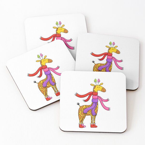 Item preview, Giraffe with scarfs designed and sold by Claske.