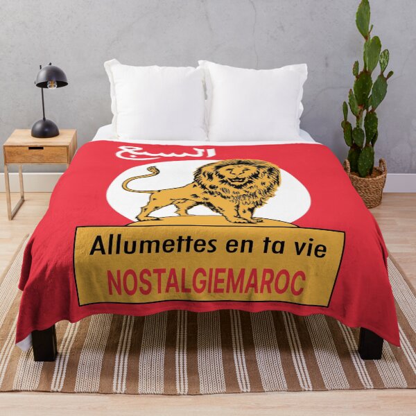 Item preview, Nostalgia Moroccan: Lion of Matchstick – Allumettes en Ta Vie Vintage Art designed and sold by MONTRIS.