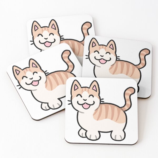 Item preview, Silly Bicolor Sandy and White Mackeral Tabby Cat designed and sold by ZorriSparkles.
