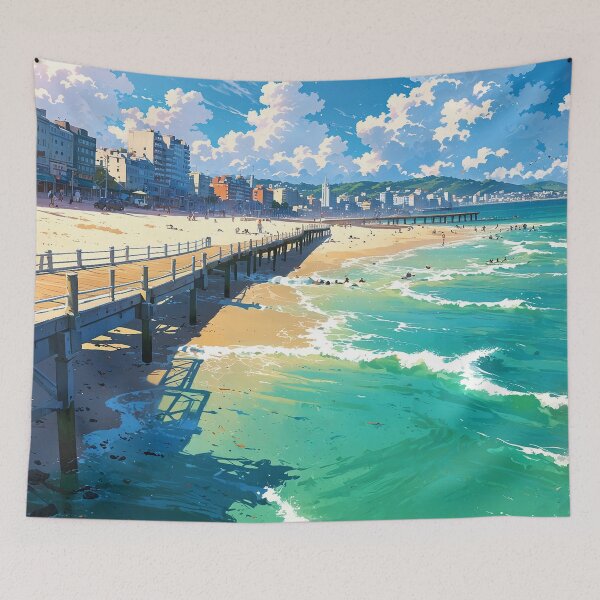 Item preview, England Beach Town, UK designed and sold by Worldscape Wonders.