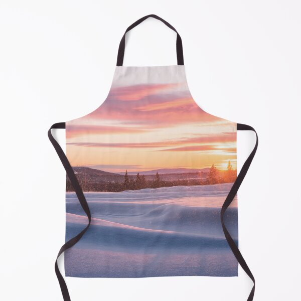Item preview, Breathtaking Winter Sunset Over Snowy Landscape and Mountains designed and sold by AnimalAirtistry.