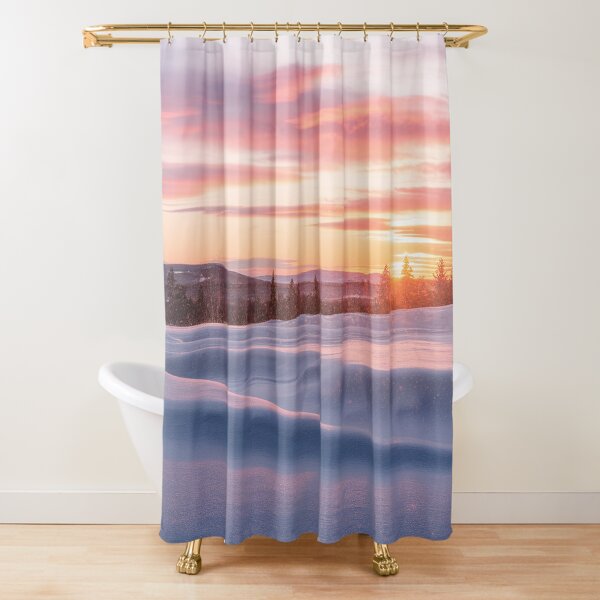 Item preview, Breathtaking Winter Sunset Over Snowy Landscape and Mountains designed and sold by AnimalAirtistry.