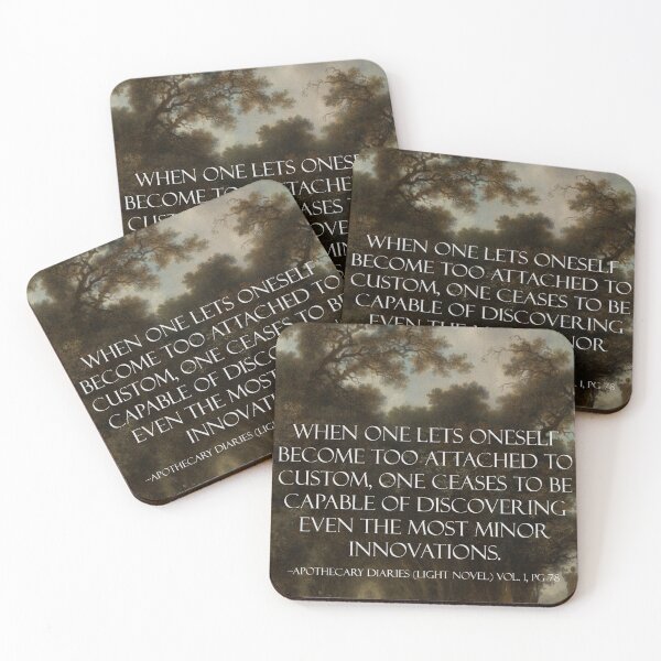 Item preview, Apothecary diaries inspirational quote designed and sold by ClassicallyCurious.