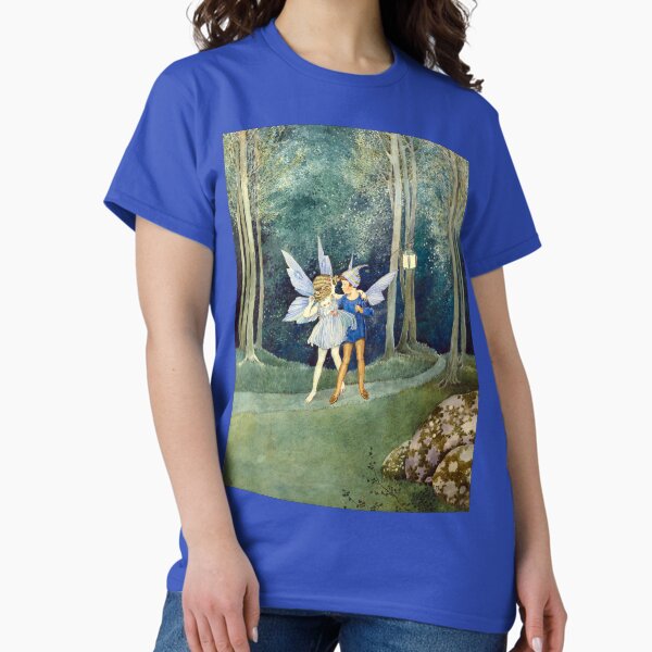 Vista previa del artículo con la obra «Pareja de hadas - Ida Rentoul Outhwaite», diseñado y vendido por forgottenbeauty.
