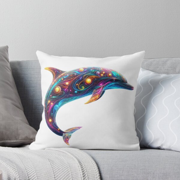 Item preview, Celestial Glowing Dolphin designed and sold by GloriousArtSKD.