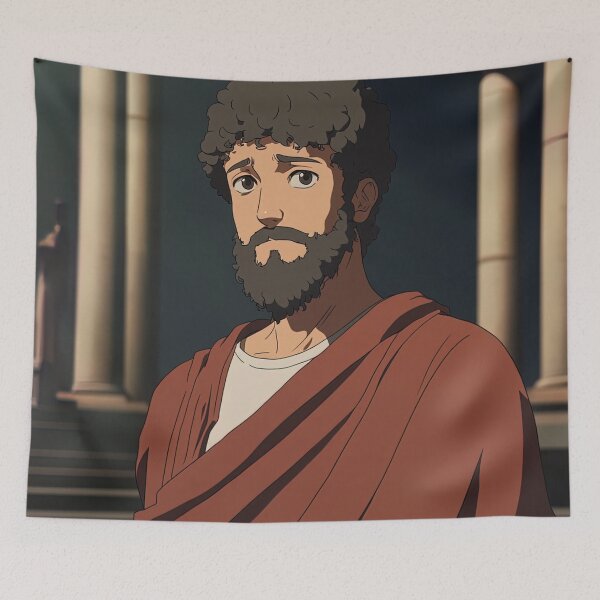 Item preview, Marcus Aurelius | Anime style designed and sold by ComicsFactory.