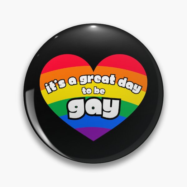 Item preview, Its a Great Day to be Gay- Pride Day 2025 – Rainbow Heart LGBTQIA+ Design designed and sold by Kristalin Glass.