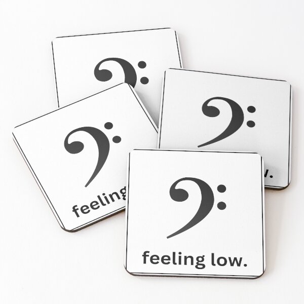 Item preview, Feeling Low Bass Clef designed and sold by baileycdesigns.