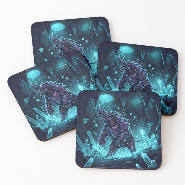 Item preview, Purple Armored Rhino Monster in Crystal Cave designed and sold by RiklawDesigns.