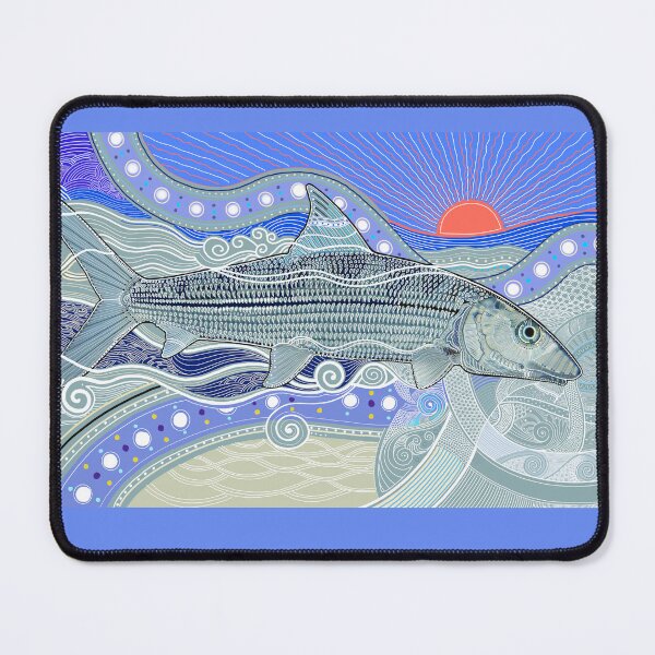 Item preview, Sunrise bonefish dreaming designed and sold by TrevorHawkinsArt.