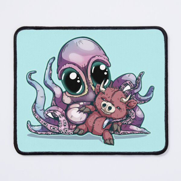 Item preview, Baby Octopus with Highland Cow Stuffie designed and sold by iduzarts.