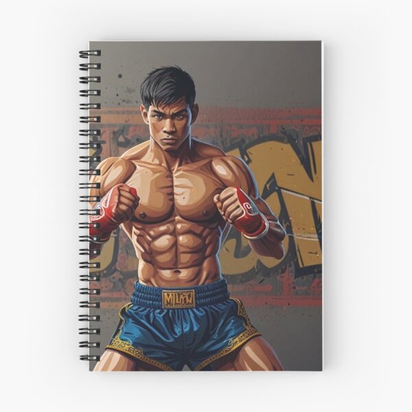 Item preview, Epic Muay Thai Fighter - Street Art Combat Sports Design designed and sold by TopUpDesign.