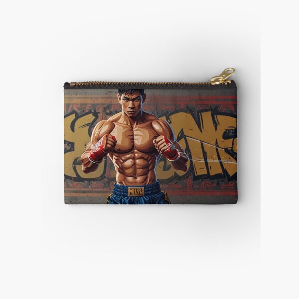 Item preview, Epic Muay Thai Fighter - Street Art Combat Sports Design designed and sold by TopUpDesign.