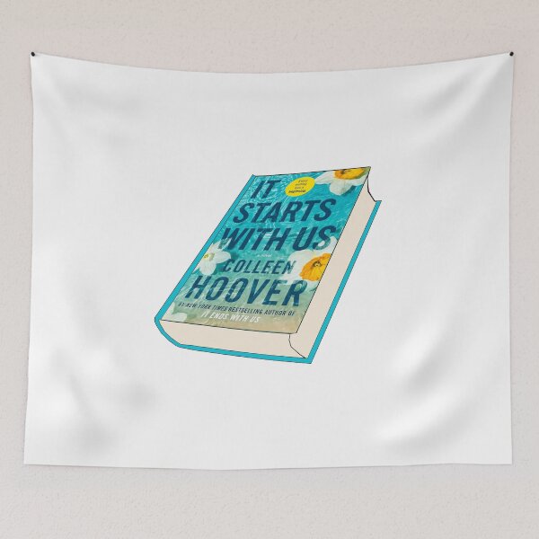 Item preview, It Starts With Us Colleen Hoover Book Sticker designed and sold by baranskini.