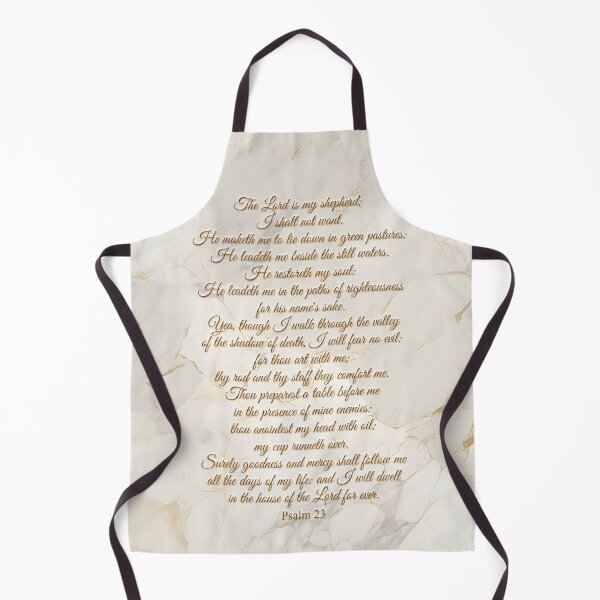 Item preview, Psalm 23 on a Tan Marble Background designed and sold by Royal Expressions.