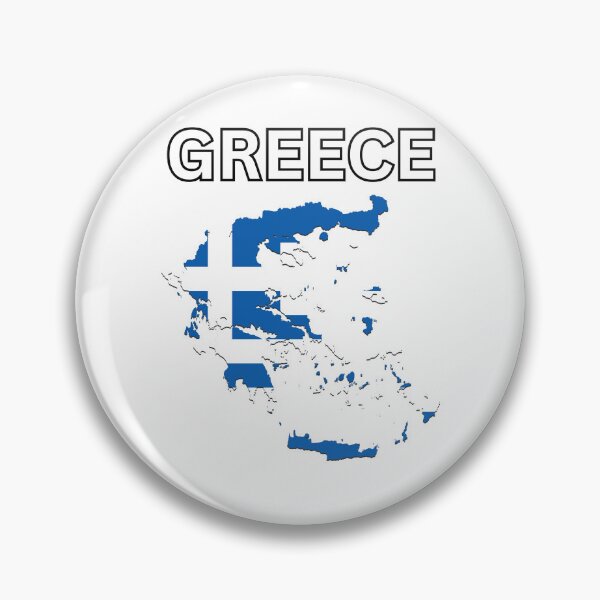 Item preview, Greece Flag Map designed and sold by atomstartup.