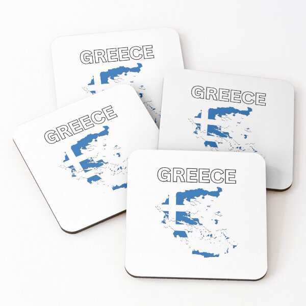 Item preview, Greece Flag Map designed and sold by atomstartup.