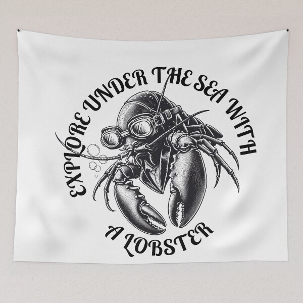 Item preview, Explore under the sea with a lobster designed and sold by whee25.