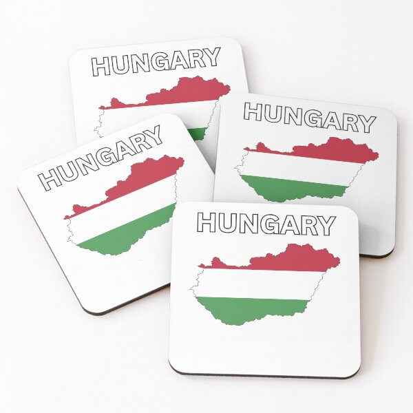 Item preview, Hungary flag map designed and sold by atomstartup.
