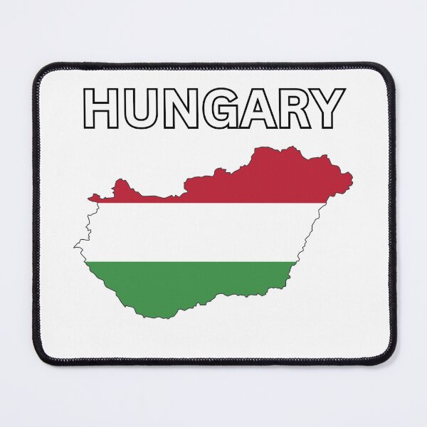 Item preview, Hungary flag map designed and sold by atomstartup.