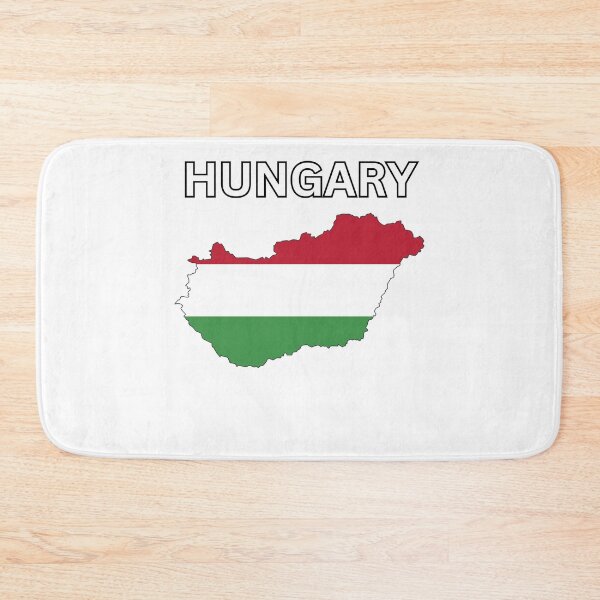 Item preview, Hungary flag map designed and sold by atomstartup.