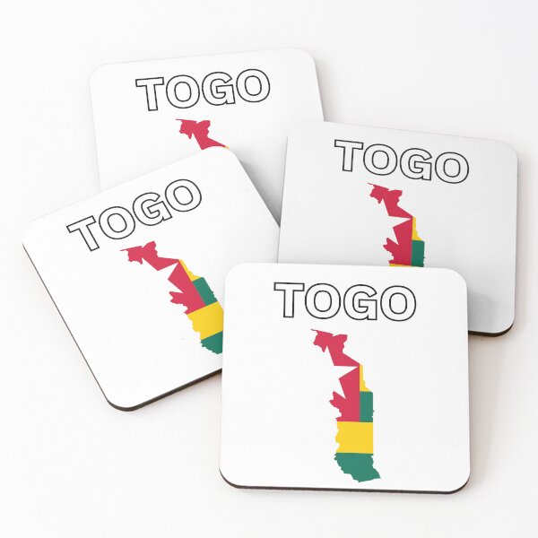 Item preview, Togo flag map designed and sold by atomstartup.