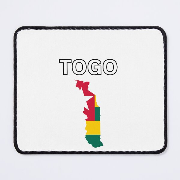 Item preview, Togo flag map designed and sold by atomstartup.
