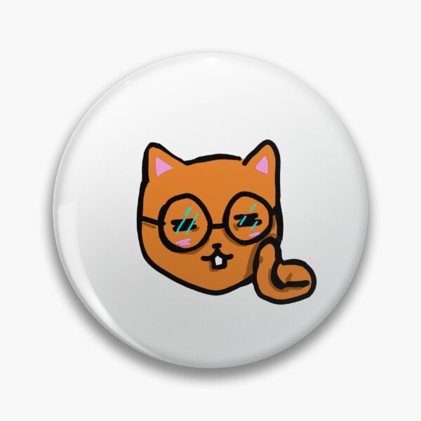 Item preview, nerd cat designed and sold by BubbleUniverses.