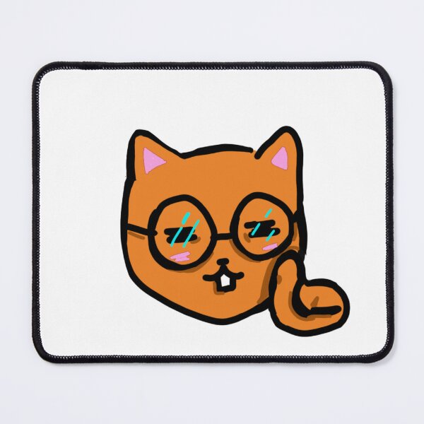 Item preview, nerd cat designed and sold by BubbleUniverses.
