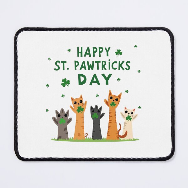 Item preview, Happy St. Pawtricks Day – Cute Cat Paws Shamrock designed and sold by haitrieuic96.