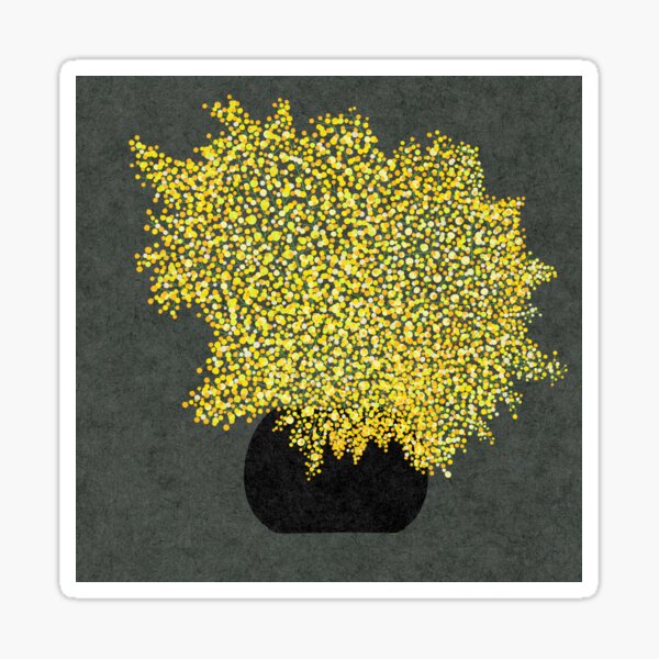 A bouquet of yellow flowers Sticker