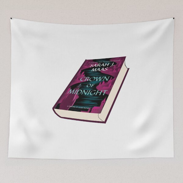 Item preview, Crown of Midnight Sarah J Maas Book Sticker designed and sold by baranskini.