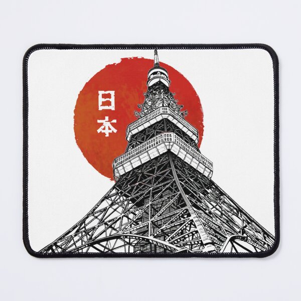 Item preview, Monochromatic Tokyo Tower designed and sold by Boski30.