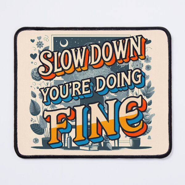 Item preview, Slow down you're doing fine designed and sold by maxmaj.