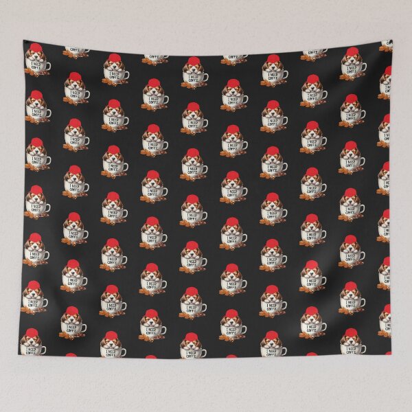 Item preview, A sleepy pup in a cup designed and sold by BeeStylishTees.
