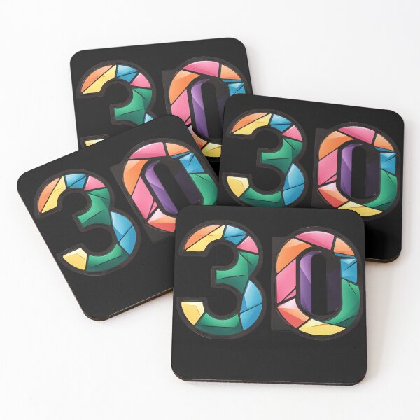 Item preview, The Number 30 Abstract Art Design designed and sold by SteezeeStore.