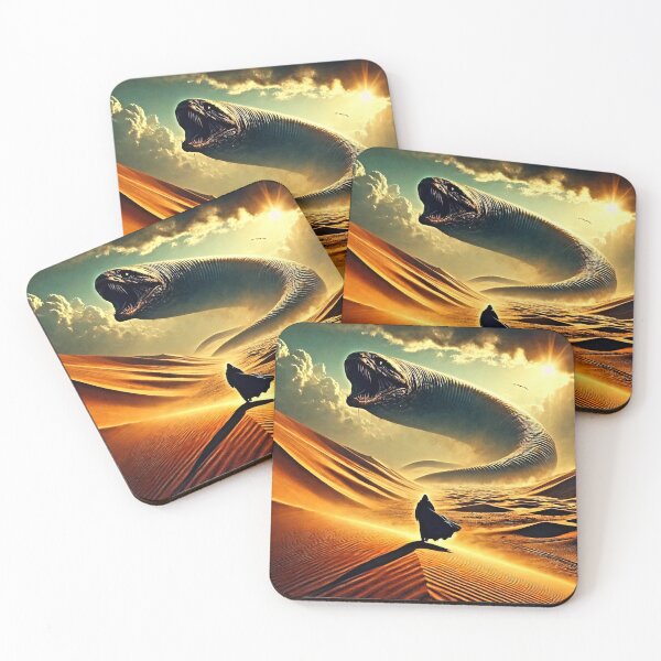 Item preview, Dune Desert Sand Worm Design – Sci-Fi Adventure Art designed and sold by Earth Nature Creations.