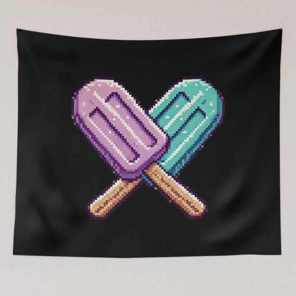 Item preview, Just Lilac & Teal Ice Cream Bars designed and sold by Fontible.