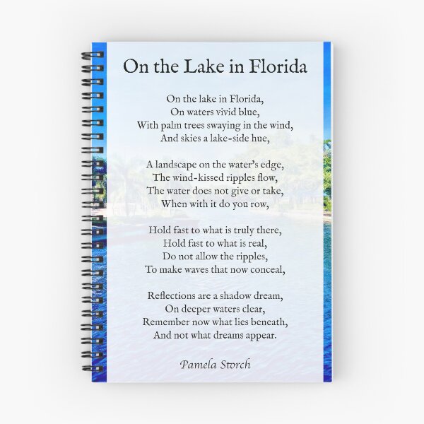 Item preview, On the Lake in Florida Poem designed and sold by Pamela Storch.
