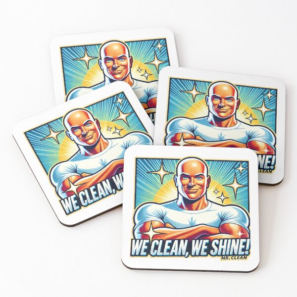 Item preview, Mr Clean: We Clean, We Shine. designed and sold by Reinforced.