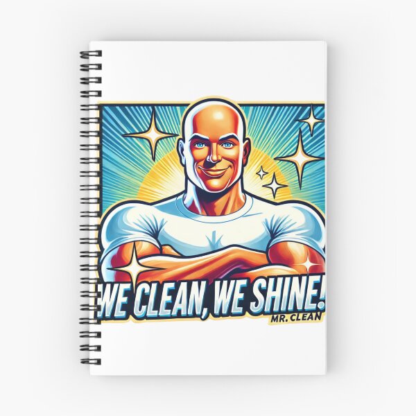 Item preview, Mr Clean: We Clean, We Shine. designed and sold by Reinforced.