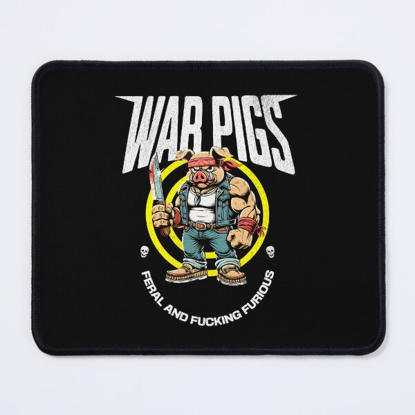 Item preview, War Pigs Rampage – Feral & Furious designed and sold by DarkSenseDesign.