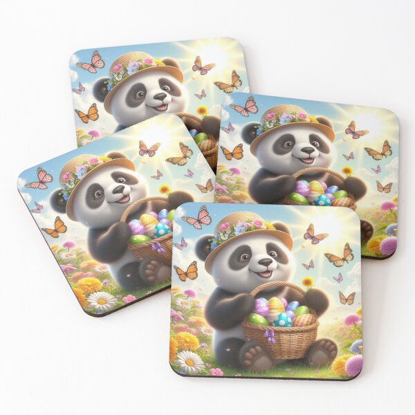 Artikelvorschau, Ein Panda-Ostern entworfen und verkauft von Rob5Designs.