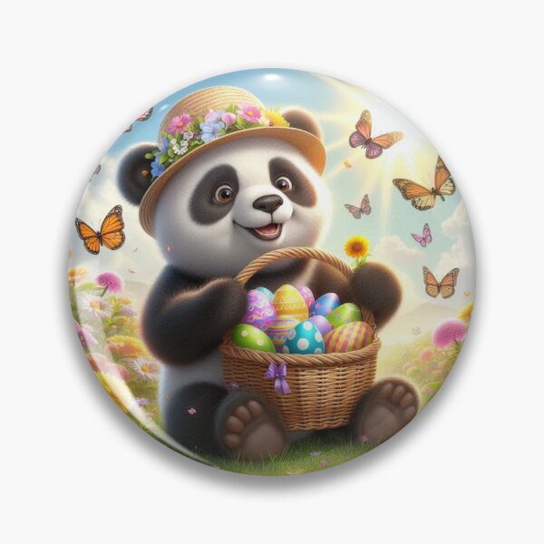 Artikelvorschau, Ein Panda-Ostern entworfen und verkauft von Rob5Designs.