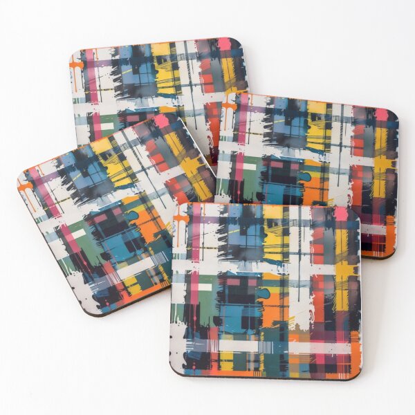 Item preview, Urban Tartan – Abstract Plaid-Inspired Street Art designed and sold by SparkyBamBam.