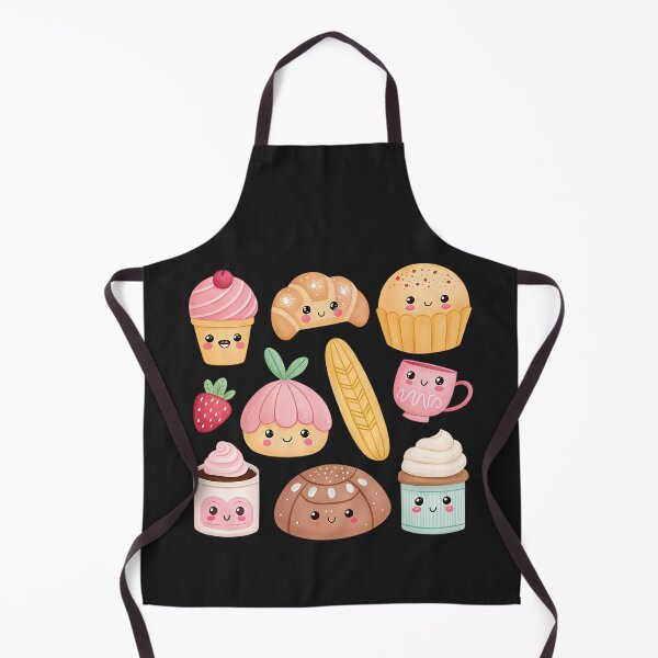 Item preview, A0733 Smiling Concha Bun Mexican Sweet Bread Art | Kawaii Bakery Design designed and sold by angieart68.