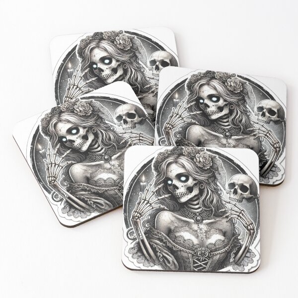 Item preview, Skeletal Queen: Dance of Death designed and sold by AlexHorrorWorld.