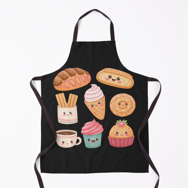 Item preview, A0733 Smiling Concha Bun Mexican Sweet Bread Art | Kawaii Bakery Design designed and sold by angieart68.