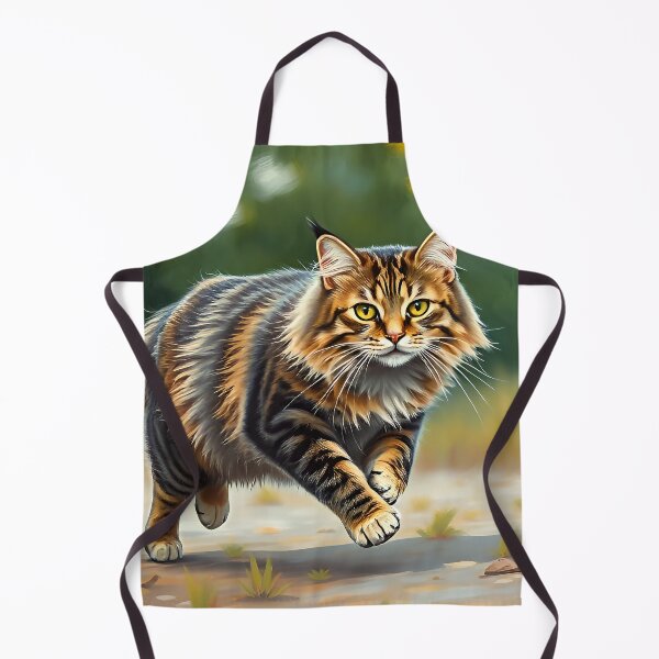 Item preview, Maine Coon Cat Oil Painting Style Cat Lady designed and sold by kakarikihill.